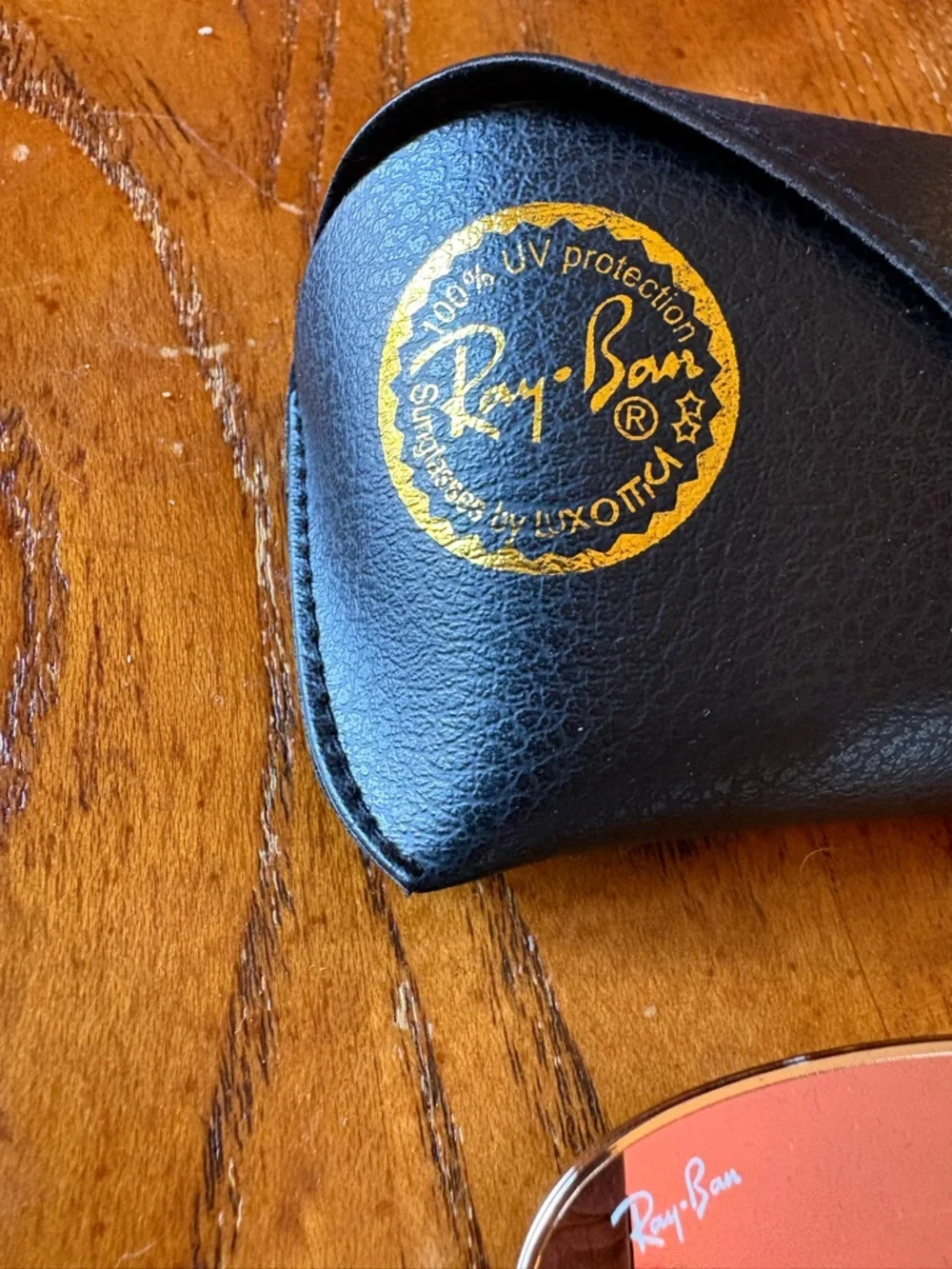 Ray-Ban RB3548N Sunglasses Pink Gradient Gold Frame Hexagonal Italy w/ Case - Picture 2 of 8